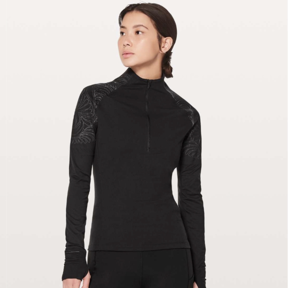 Lululemon Toasty Tech 1/2 ZIP Black (6)